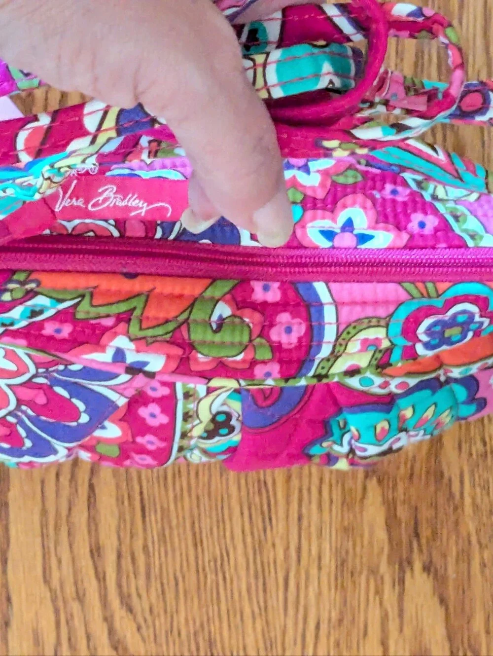NWT Vera Bradley Pink Swirls Mini Crossbody Bag